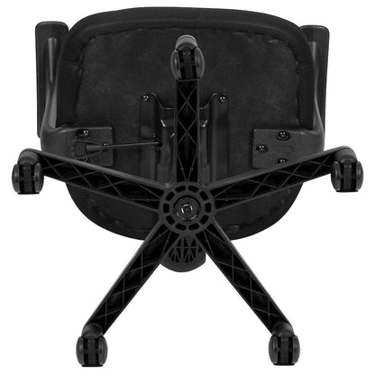 Fundamentals Mid-Back Black Mesh Swivel Ergonomic Task Office Chair with Arms