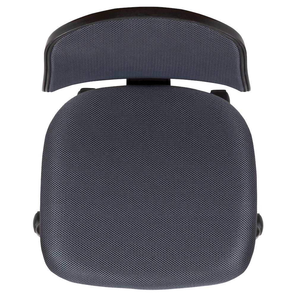 Fundamentals Mid-Back Gray Mesh Swivel Task Office Chair with Pivot Back