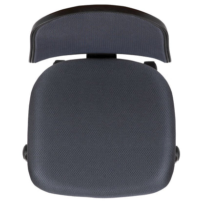 Fundamentals Mid-Back Gray Mesh Swivel Task Office Chair with Pivot Back