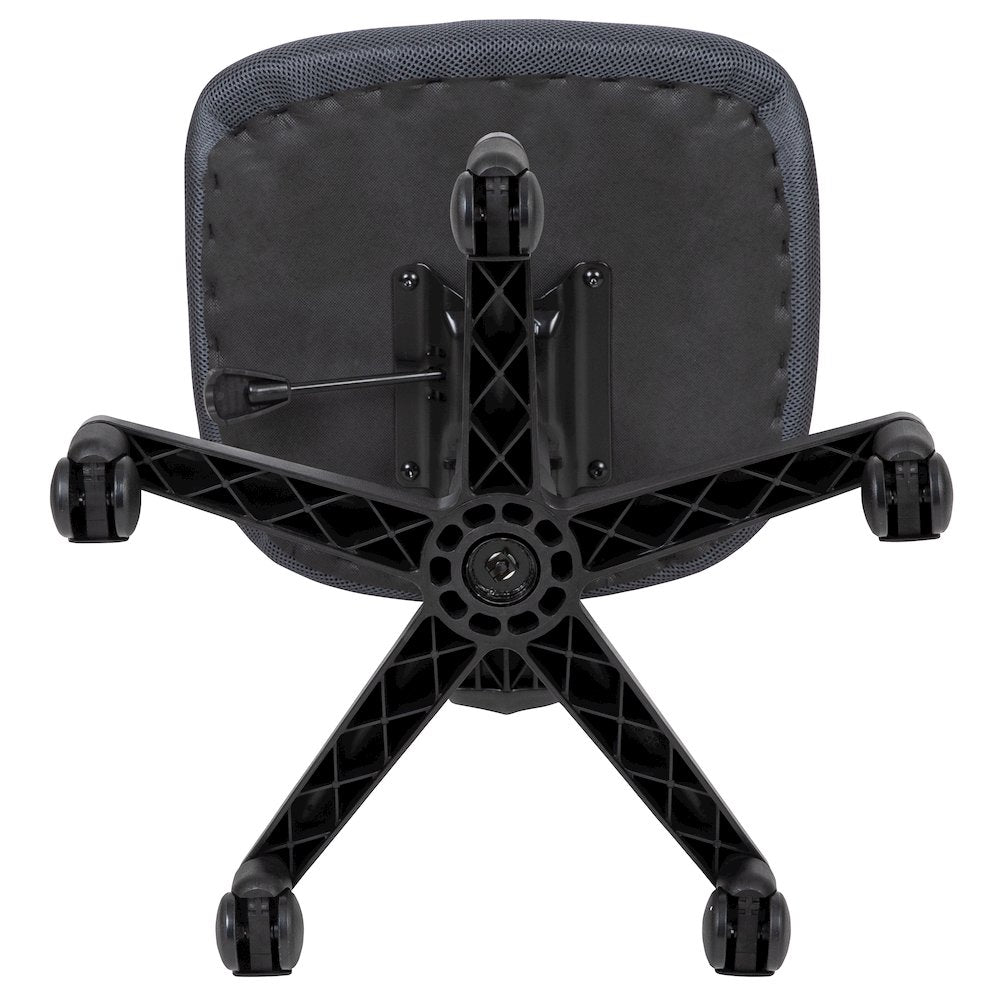 Fundamentals Mid-Back Gray Mesh Swivel Task Office Chair with Pivot Back