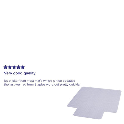36'' x 48'' Carpet Chair Mat with Lip