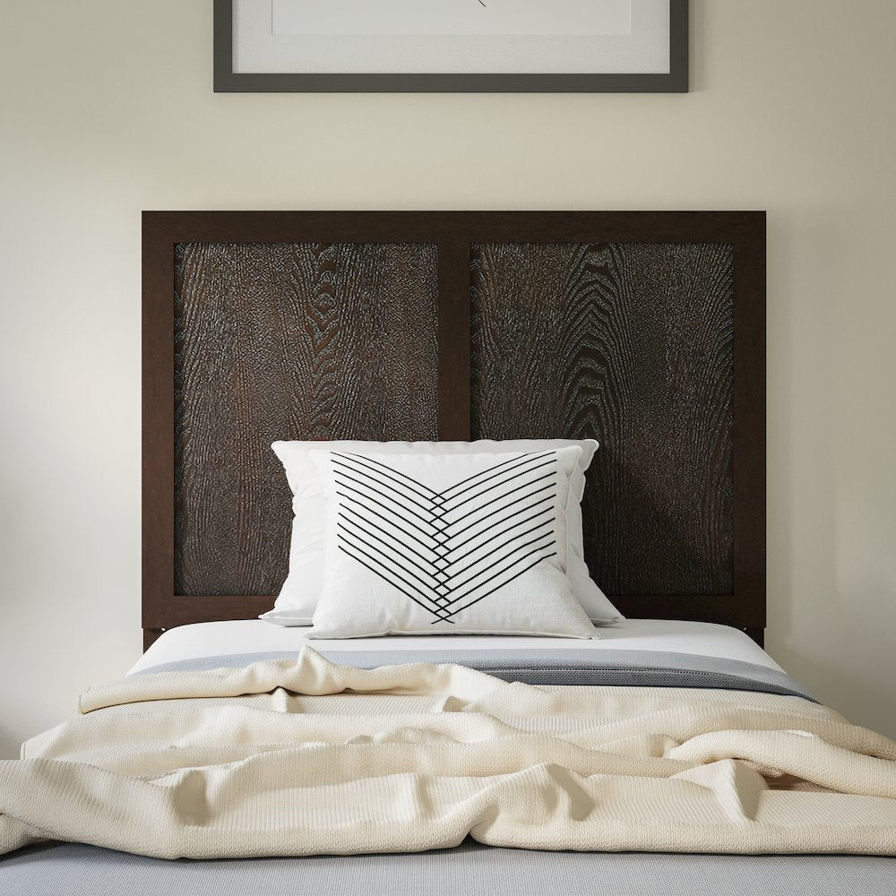 Contemporary Twin Size Raised Panel Headboard