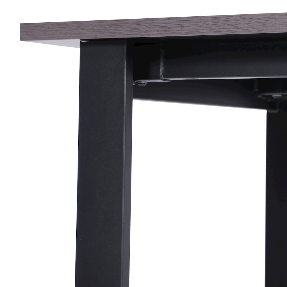 Contemporary 48x24 Commercial Grade Conference Table, Gray Oak