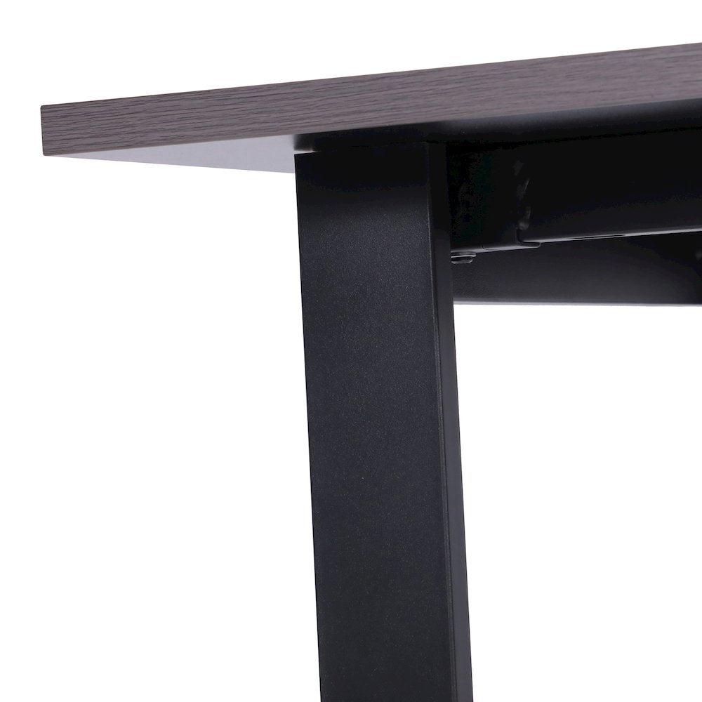 Contemporary 48x30 Commercial Grade Conference Table, Gray Oak