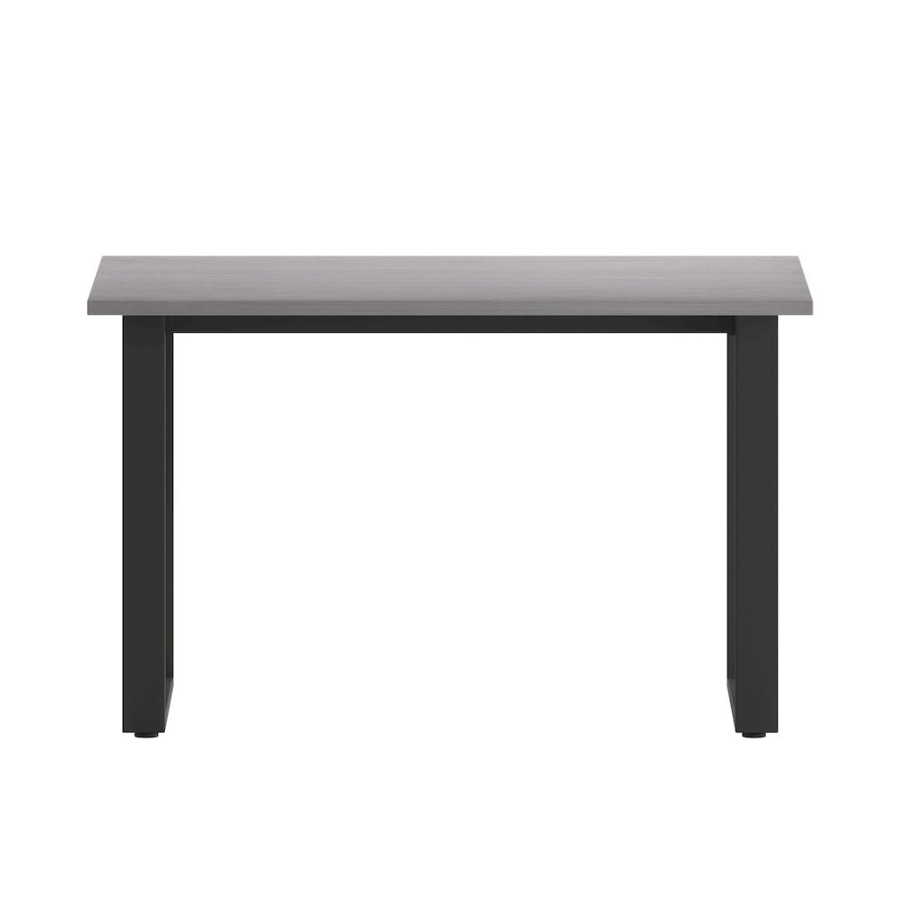 Contemporary 48x30 Commercial Grade Conference Table, Gray Oak