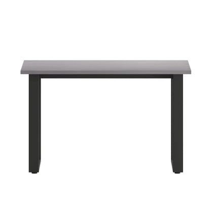 Contemporary 48x30 Commercial Grade Conference Table, Gray Oak