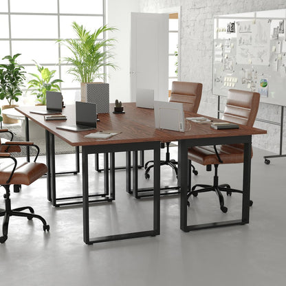 Contemporary 48x30 Commercial Grade Conference Table, Walnut