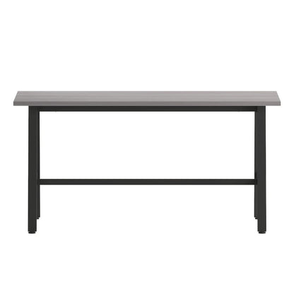 Contemporary 60x24 Commercial Grade Conference Table, Gray Oak