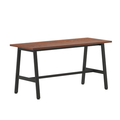 Contemporary 60x24 Commercial Grade Conference Table, Walnut