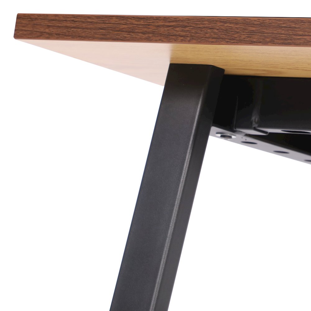 Contemporary 60x24 Commercial Grade Conference Table, Walnut