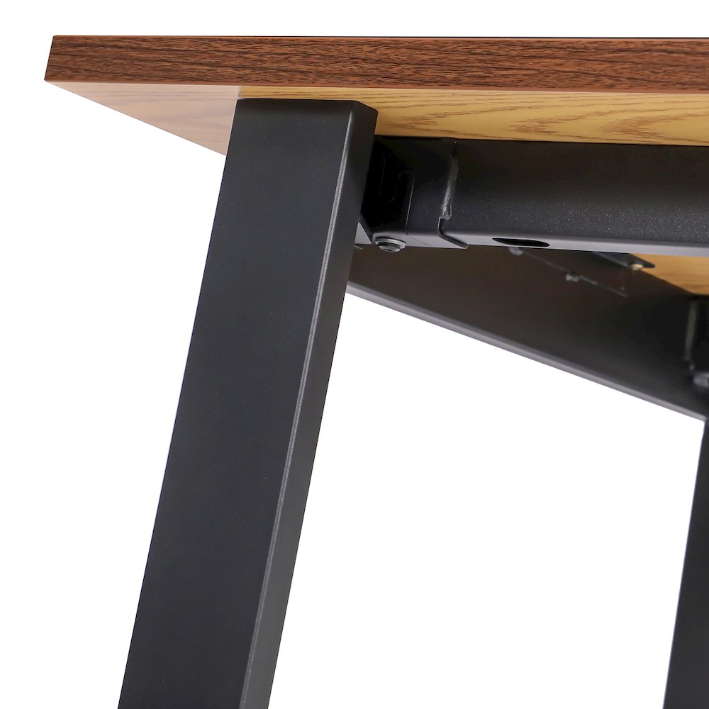Contemporary 60x24 Commercial Grade Conference Table, Walnut