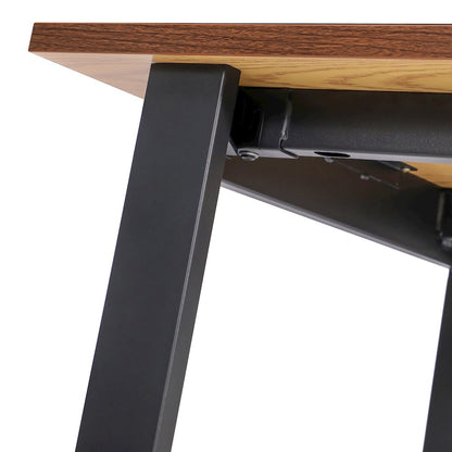 Contemporary 60x24 Commercial Grade Conference Table, Walnut