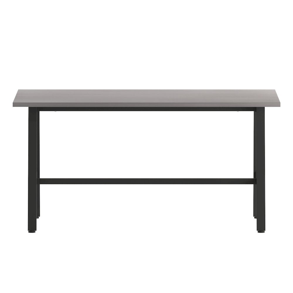 Contemporary 60x30 Commercial Grade Conference Table, Gray Oak