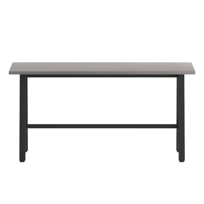 Contemporary 60x30 Commercial Grade Conference Table, Gray Oak