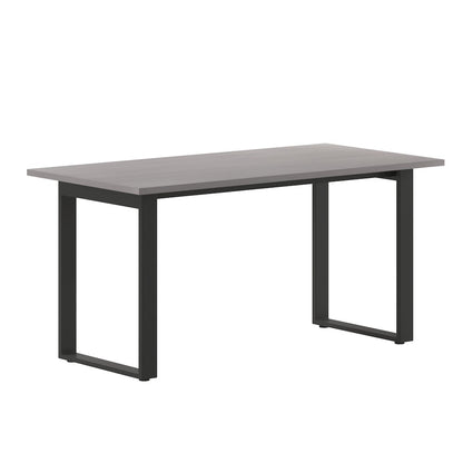 Contemporary 60x30 Commercial Grade Conference Table, Gray Oak