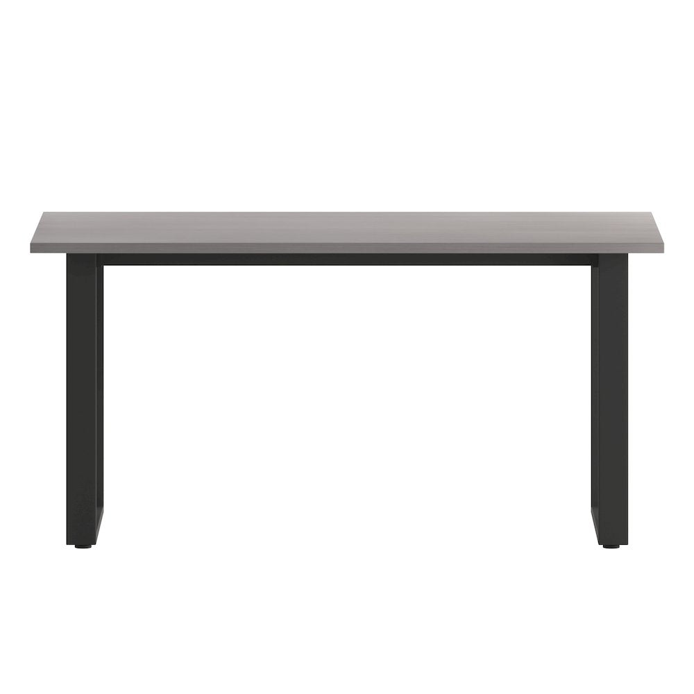 Contemporary 60x30 Commercial Grade Conference Table, Gray Oak