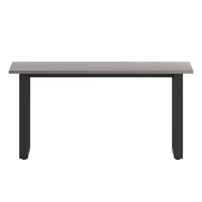 Contemporary 60x30 Commercial Grade Conference Table, Gray Oak