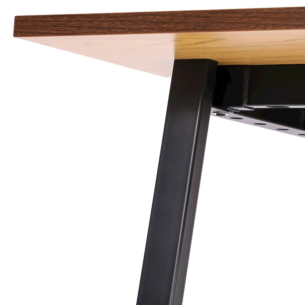 Contemporary 60x30 Commercial Grade Conference Table, Walnut