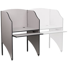 Study Carrel in Nebula Grey Finish