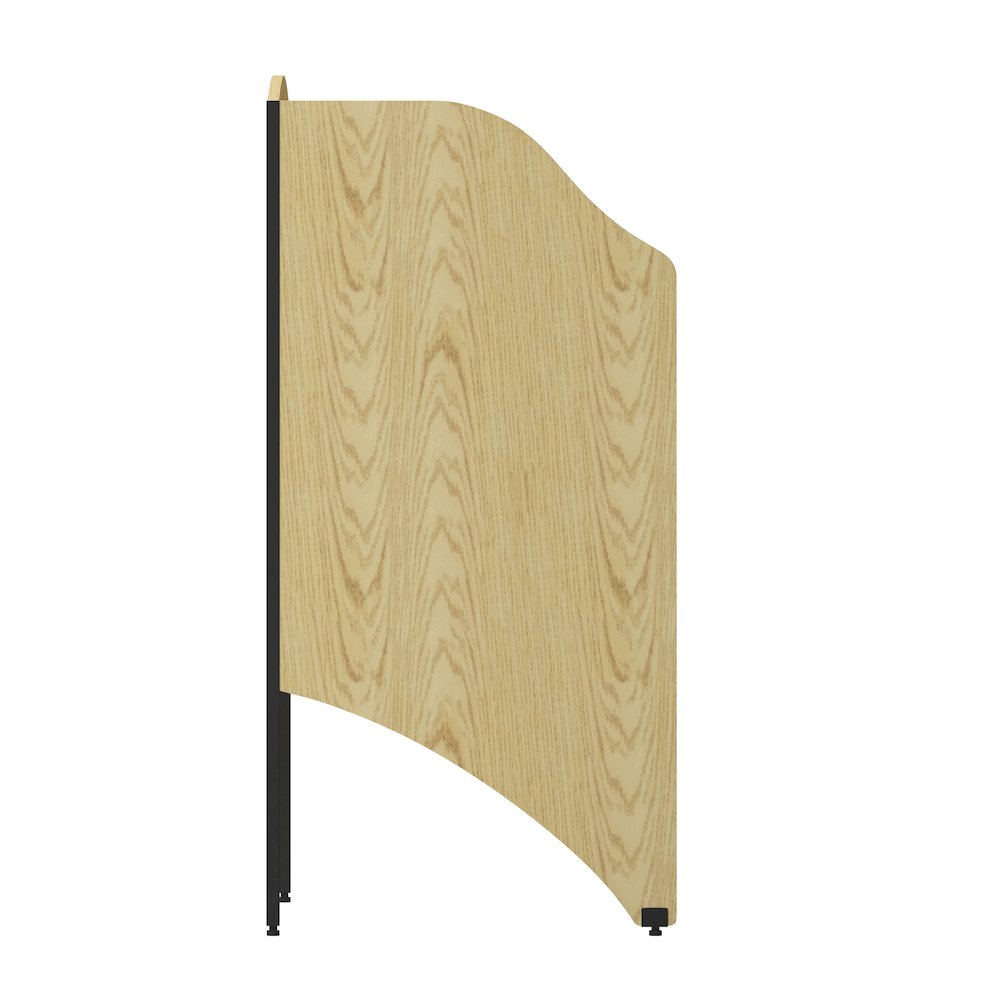 Study Carrel in Oak Finish