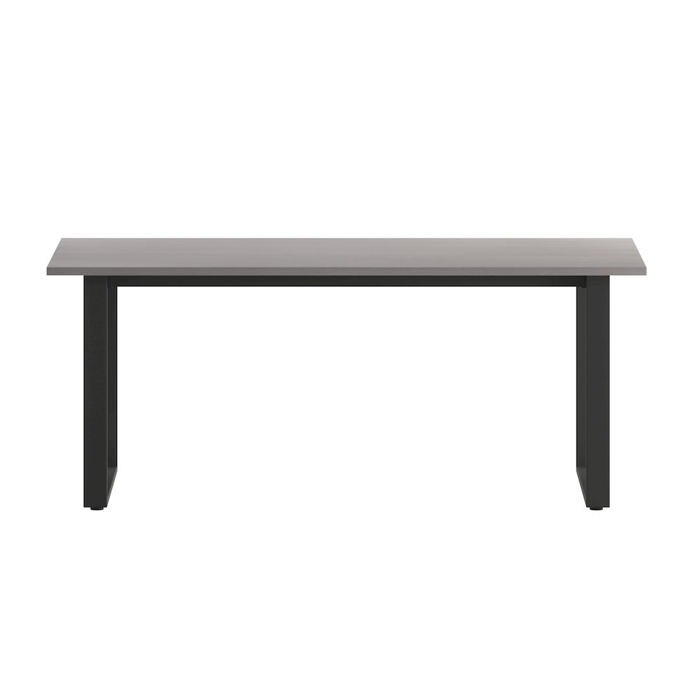 Contemporary 72x36 Commercial Grade Conference Table, Gray Oak