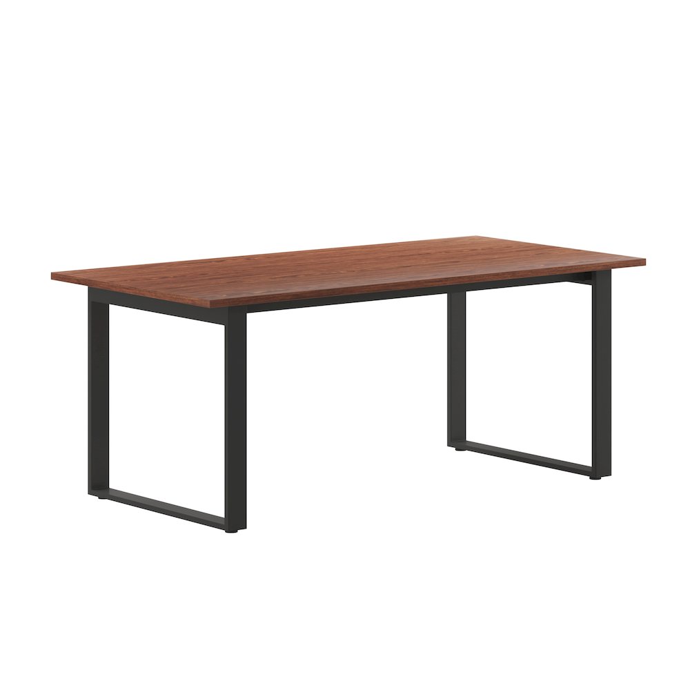 Contemporary 72x36 Commercial Grade Conference Table, Walnut