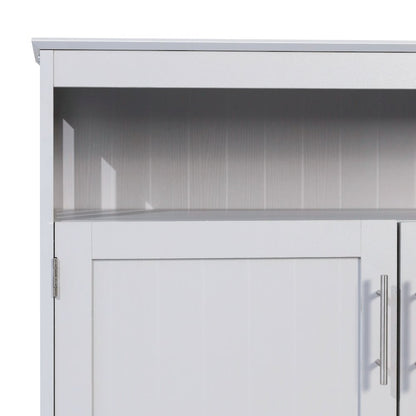 Classic Buffet and Sideboard Storage Cabinet, Gray