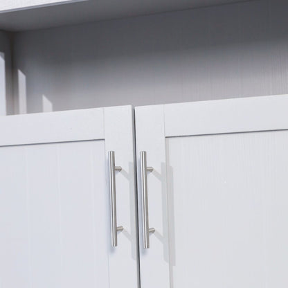 Classic Buffet and Sideboard Storage Cabinet, Gray