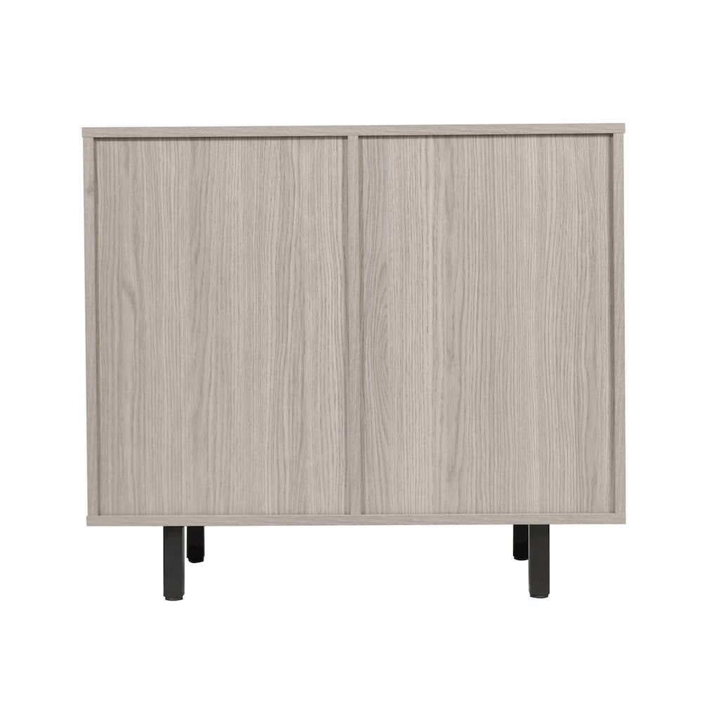 Traditional Bar and Sideboard Storage Cabinet, Gray