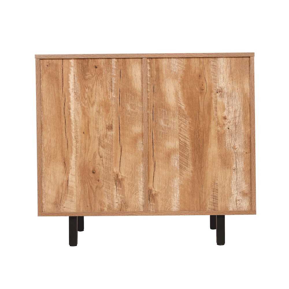 Traditional Bar and Sideboard Storage Cabinet, Light Brown