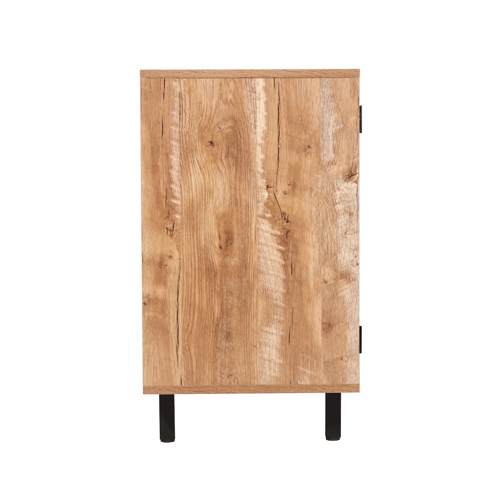 Traditional Bar and Sideboard Storage Cabinet, Light Brown