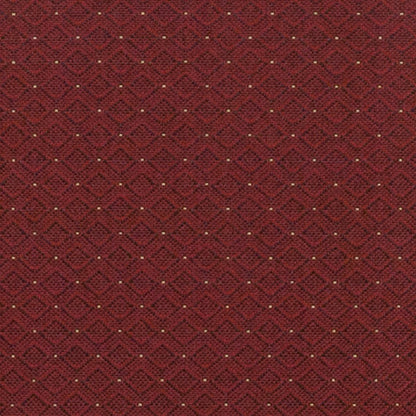 Crown Back Stacking Banquet Chair in Burgundy Patterned Fabric - Silver Vein Frame