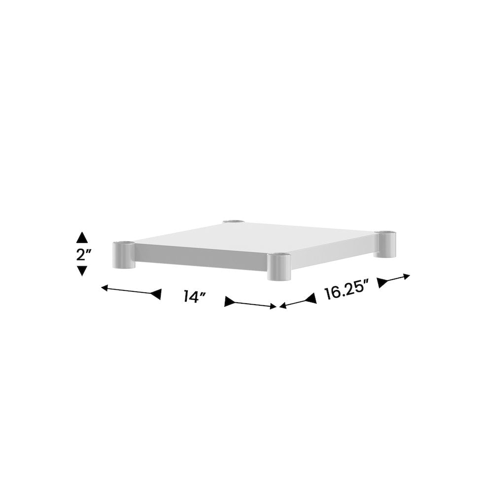 Under Shelf  - Adjustable Lower Shelf for 24" x 18" Stainless Steel Tables