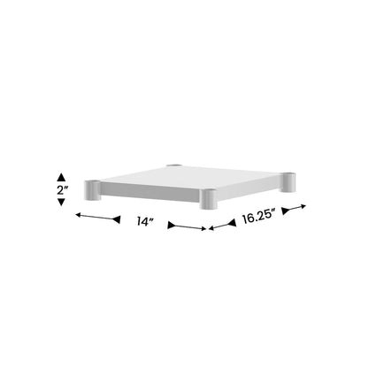 Under Shelf  - Adjustable Lower Shelf for 24" x 18" Stainless Steel Tables