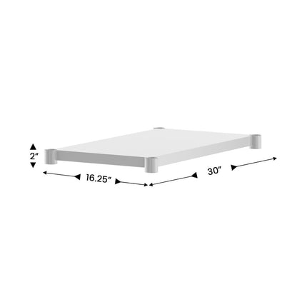Under Shelf  - Adjustable Lower Shelf for 24" x 36" Stainless Steel Tables