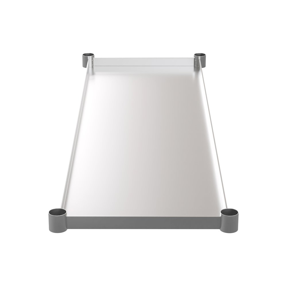 djustable Lower Shelf for 24" x 60" Stainless Steel Tables