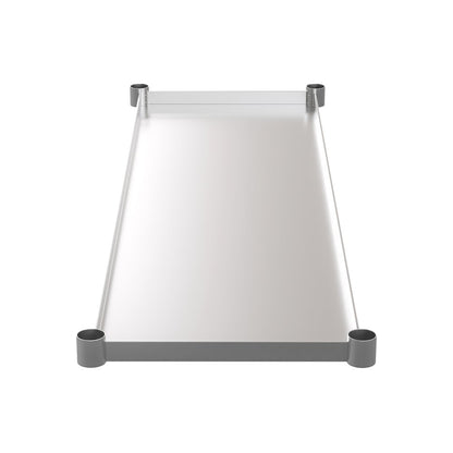 djustable Lower Shelf for 24" x 60" Stainless Steel Tables