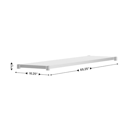 Under Shelf  - Adjustable Lower Shelf for 24" x 72" Stainless Steel Tables