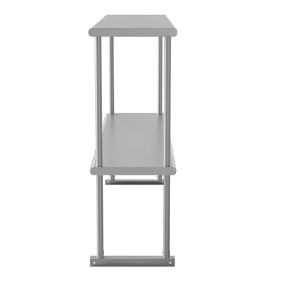 430 Stainless Steel 18 Gauge 48" x 12" Metal Kitchen Double Overshelf