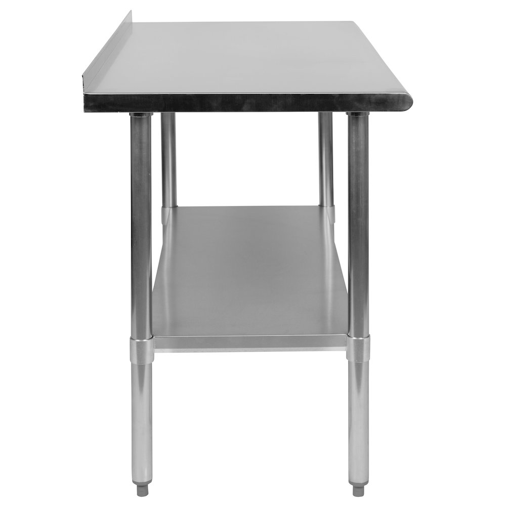 Stainless Steel 18  Gauge Prep and Work Table