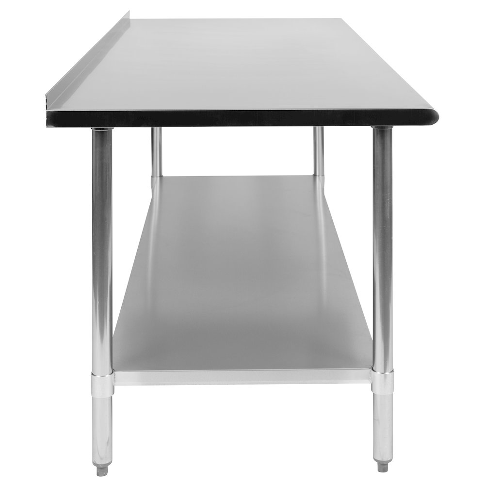 Stainless Steel 18  Gauge Prep and Work Table