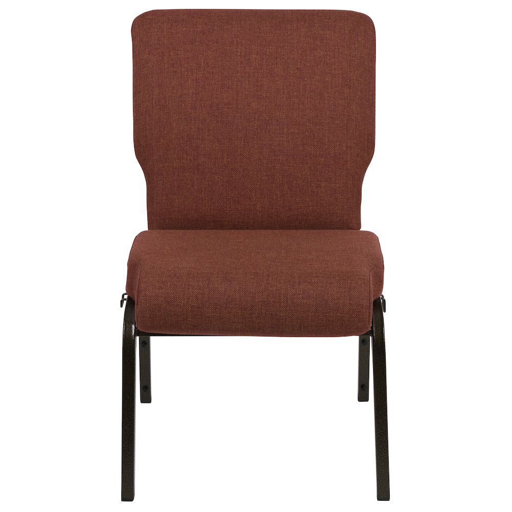 20.5 in. Cinnamon Molded Foam Church Chair