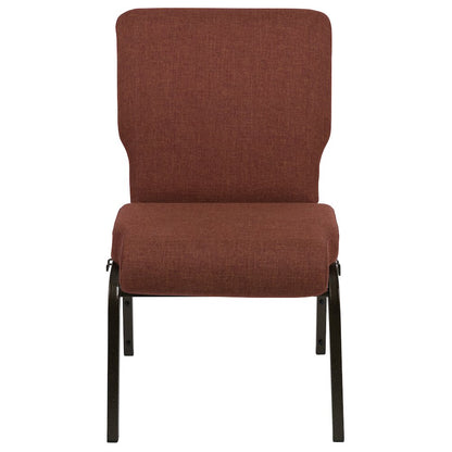 20.5 in. Cinnamon Molded Foam Church Chair