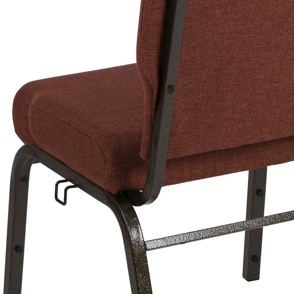 20.5 in. Cinnamon Molded Foam Church Chair