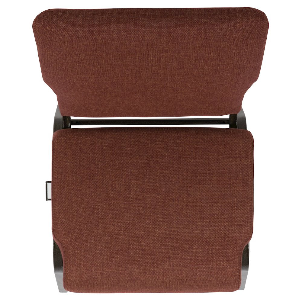 20.5 in. Cinnamon Molded Foam Church Chair