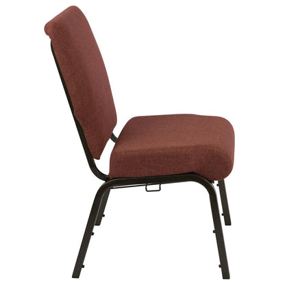 20.5 in. Cinnamon Molded Foam Church Chair