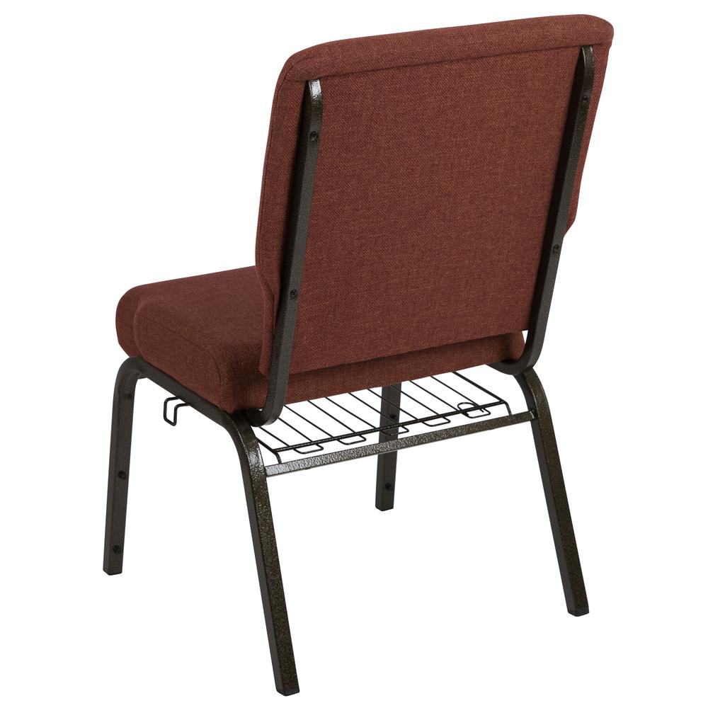 20.5 in. Cinnamon Molded Foam Church Chair