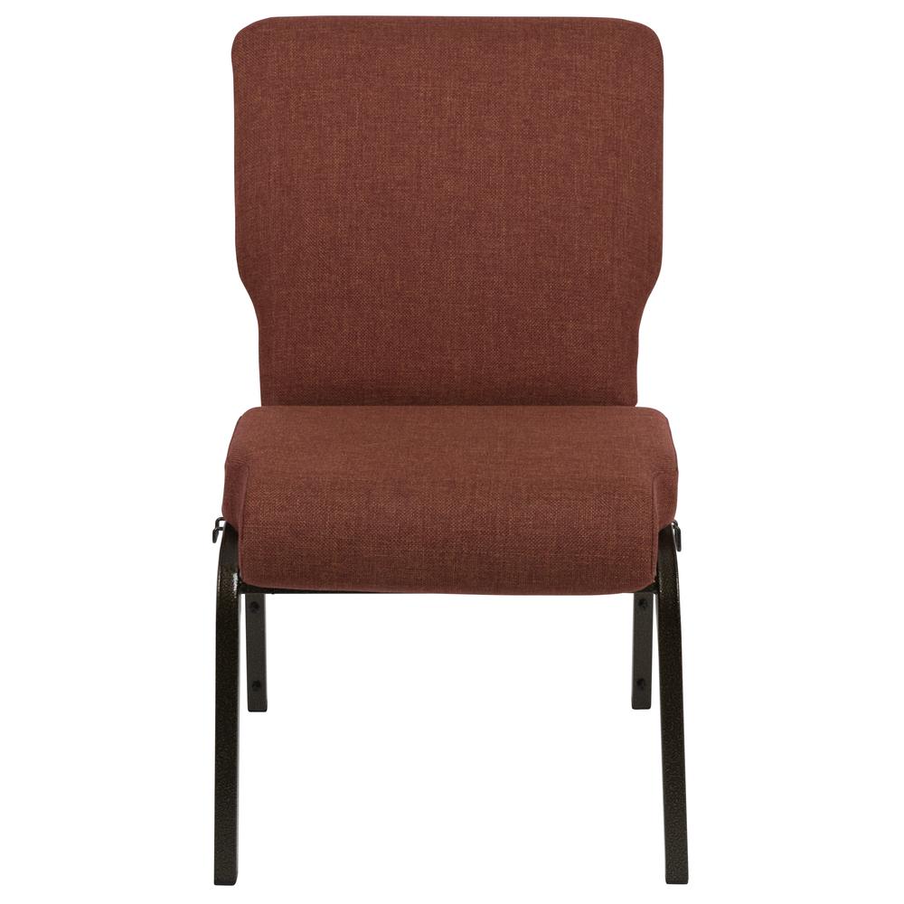 20.5 in. Cinnamon Molded Foam Church Chair