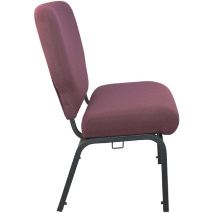 Signature Elite Maroon Church Chair - 20 in. Wide