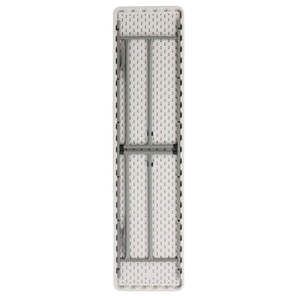 6-Foot Granite White Plastic Folding Training Table